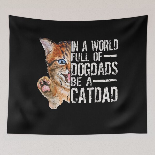 Item preview, Mens In A World Full Of Grandpas Be A Papa Cat Dad  designed and sold by tashiav.