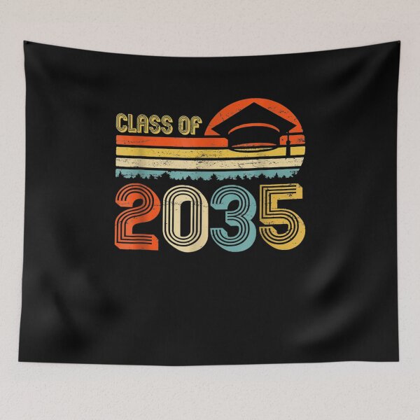 Item preview, Class Of 2035 Grow With Me Pre K Graduate Vintage Retro  designed and sold by tashiav.