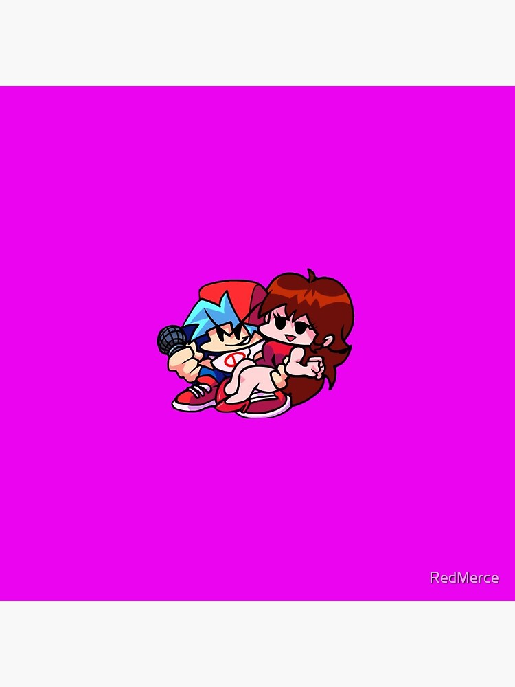 Girlfriend and boyfriend Friday Night Funkin week 7 Sticker by RedMerce