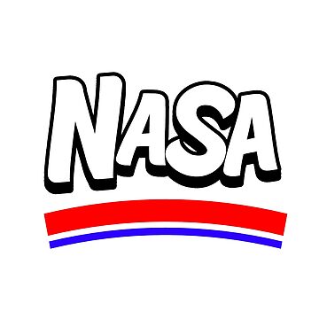 Cartoon NASA Logo Sticker for Sale by AeroMechanical