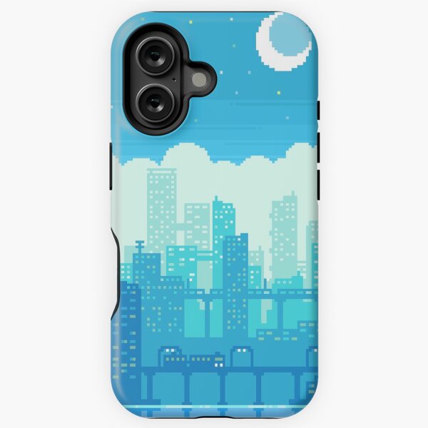 Blue Moon City iPhone Tough Case