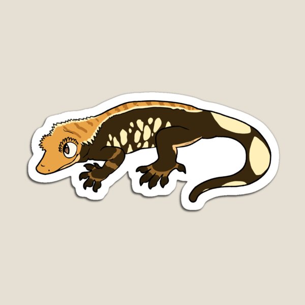 Item preview, Gecko con cresta de Halloween designed and sold by VariousLizards.
