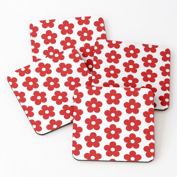 Item preview, Retro Flower Red  designed and sold by SockSandwich.