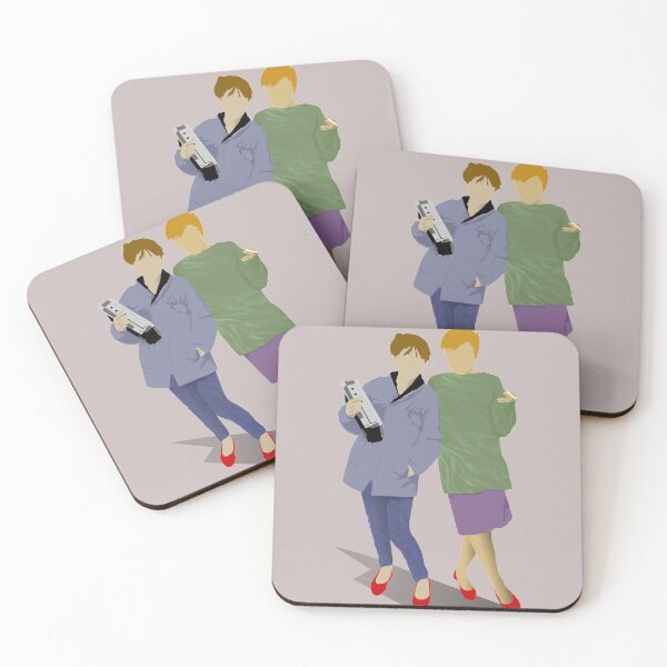 Item preview, Two Mod girls with Boombox 1970s or 1980s Vintage designed and sold by KALEIDOSCOPE UK.