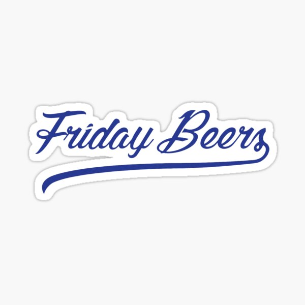 Friday Beers Basketball Jersey LG