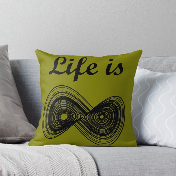 Item preview, Life is unpredictable - Maths Chaos - olive designed and sold by rahilvalani.