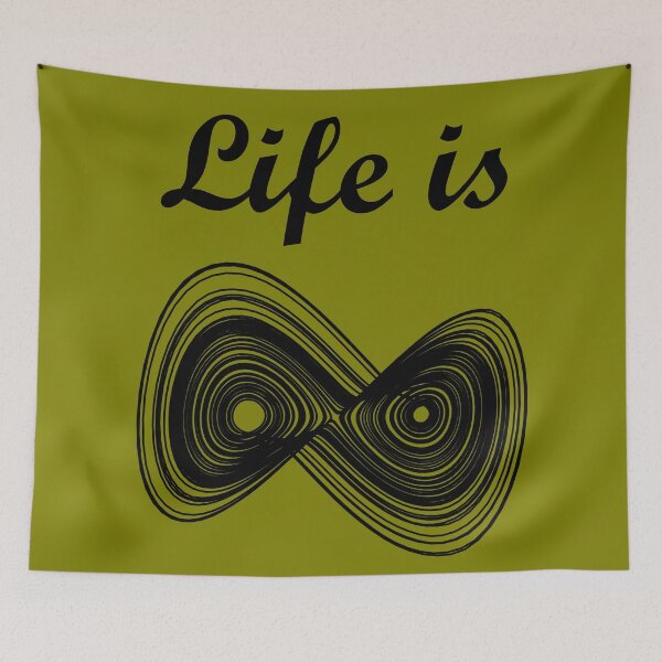 Item preview, Life is unpredictable - Maths Chaos - olive designed and sold by rahilvalani.