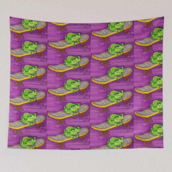 Item preview, skater frog jaskier designed and sold by jewelch.