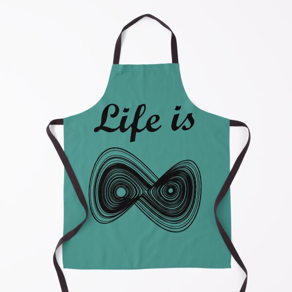 Item preview, Life is unpredictable - Maths Chaos - teal designed and sold by rahilvalani.