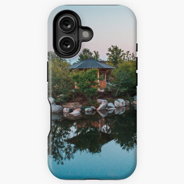 Serene Evening in the Japanese Garden iPhone Tough Case