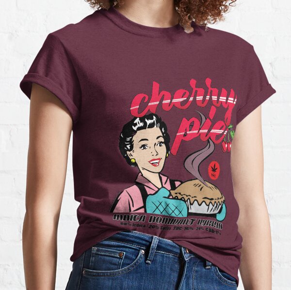 Cherry Pie Cannabis Strain Art Classic T-Shirt