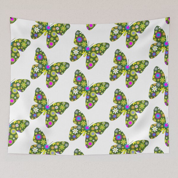 Item preview, Floral Butterfly designed and sold by SockSandwich.