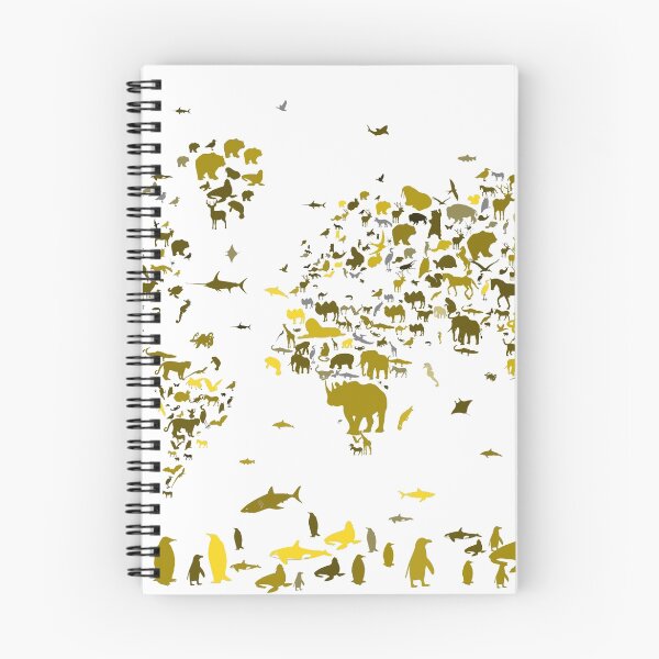 Item preview, world map animals 2 designed and sold by BekimART.