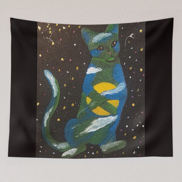 Item preview, Interplanetary Cat designed and sold by Kristi Brooks.