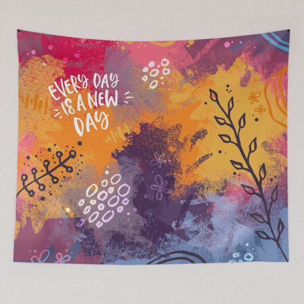 Item preview, Every Day is a New Day Abstract Art designed and sold by iPadLettering.