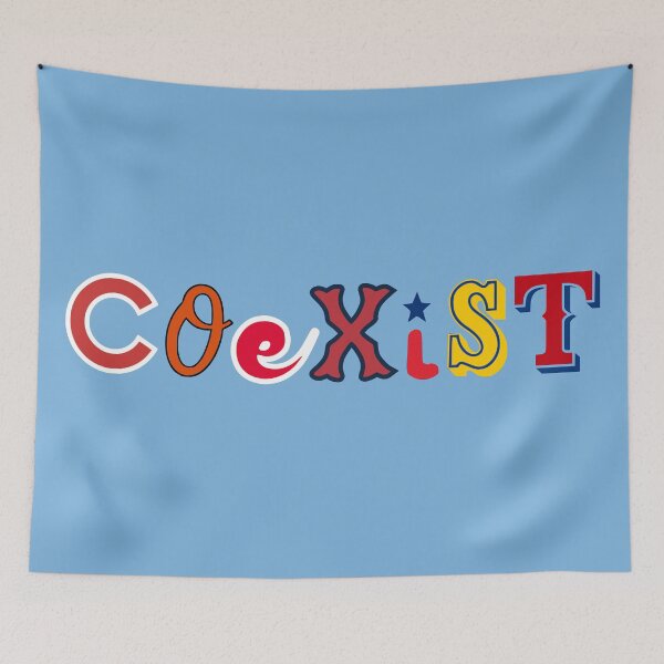 Item preview, Coexist baseball designed and sold by B-minus.