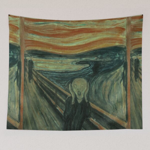 Item preview,  the scream - Edvard munch designed and sold by Vivanne-art.
