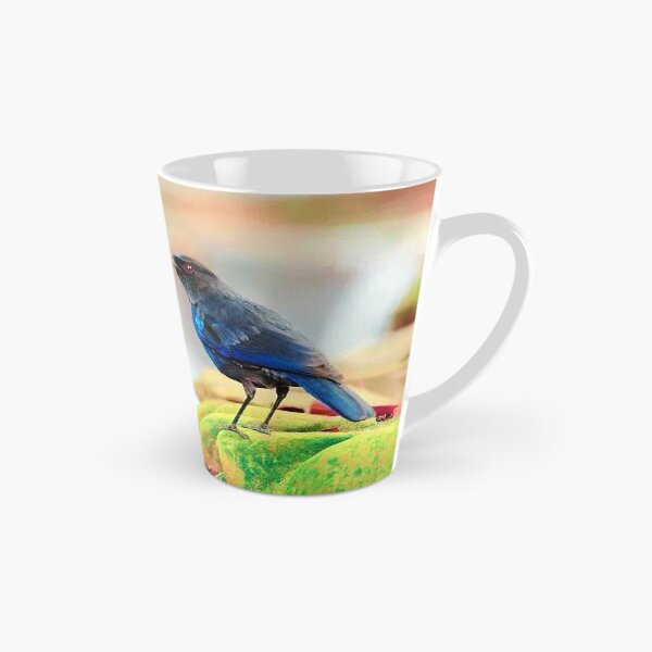 Item preview, Purple Howling Thrush (scientific name: Myophonus caeruleus) has dark blue-purple plumage designed and sold by zenger2021.