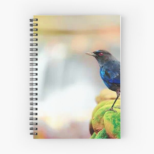 Item preview, Purple Howling Thrush (scientific name: Myophonus caeruleus) has dark blue-purple plumage designed and sold by zenger2021.