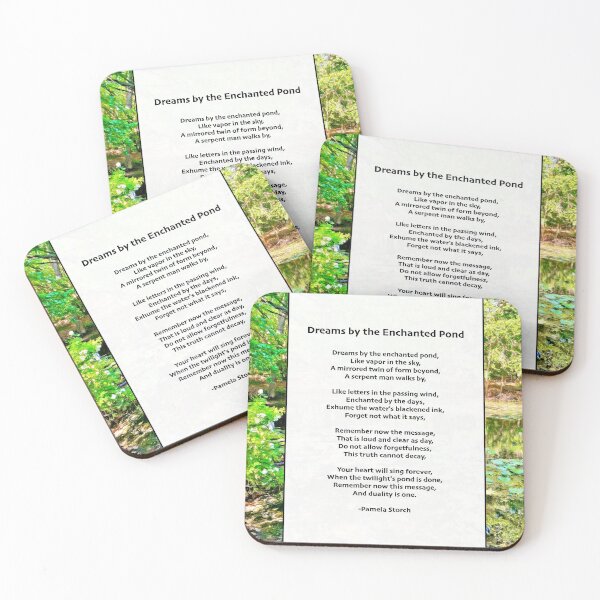 Item preview, Dreams by the Enchanted Pond Poem designed and sold by Pamela Storch.