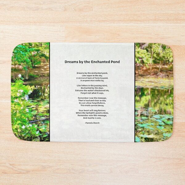 Item preview, Dreams by the Enchanted Pond Poem designed and sold by Pamela Storch.