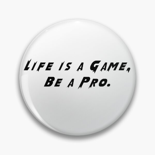 Item preview, La vida es un juego Sea un profesional. designed and sold by Running-Icon.