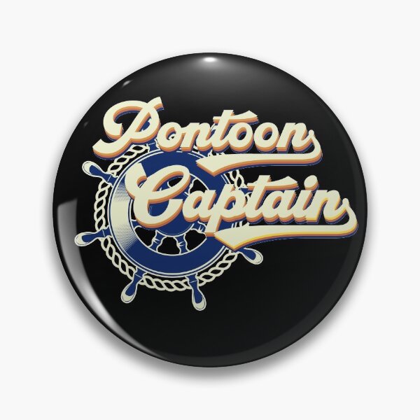 Item preview, Vintage Pontoon Captain Retro Pontoon Boat Captain designed and sold by wdyoungblood.