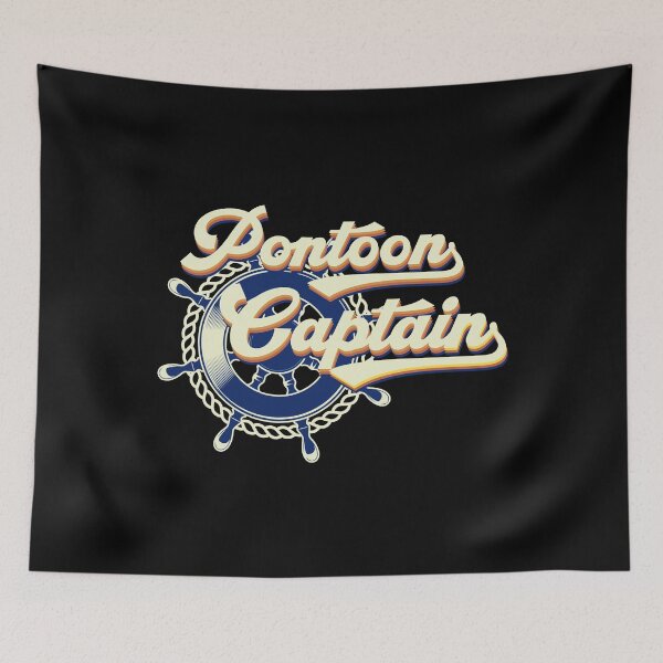 Item preview, Vintage Pontoon Captain Retro Pontoon Boat Captain designed and sold by wdyoungblood.