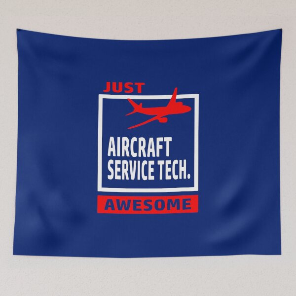 Item preview, Awesome Aircraft Service Tech designed and sold by rustyredbubble.