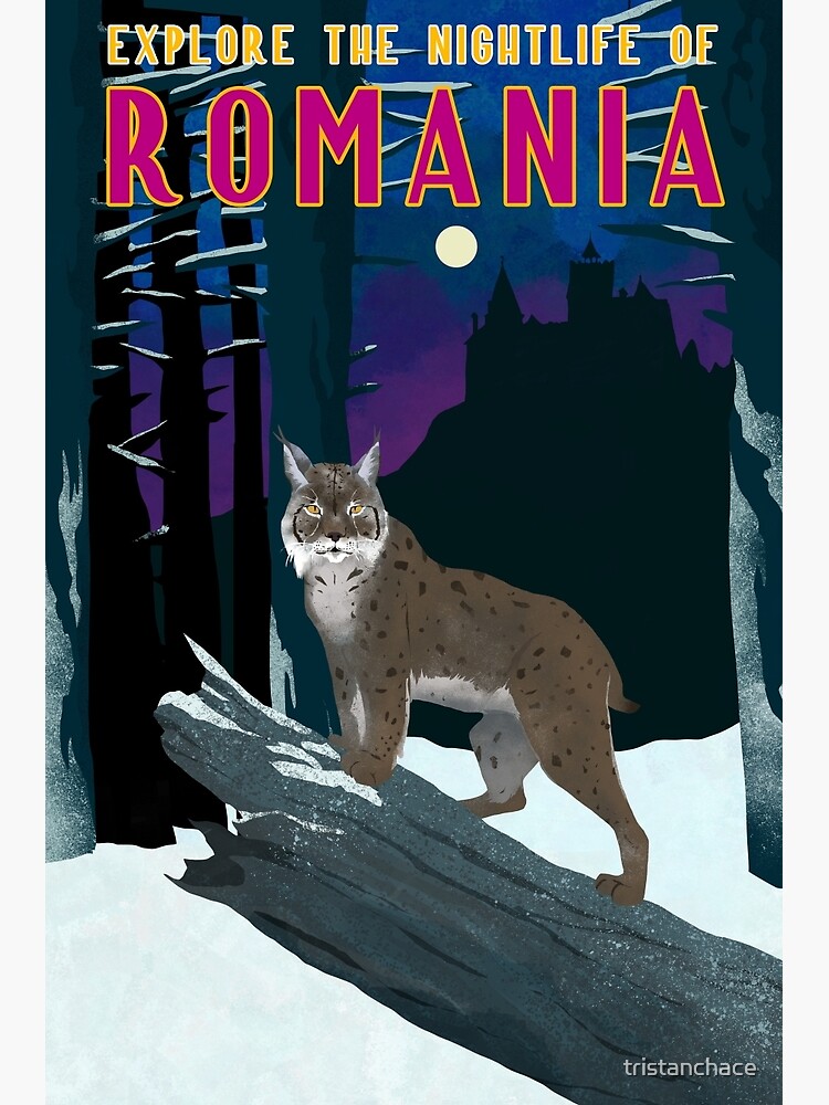 "Romania Travel Poster" Poster by tristanchace Redbubble