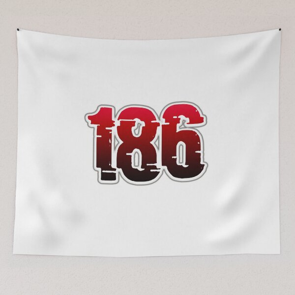 Item preview, Creepy Red Number 186 designed and sold by creepy-red.
