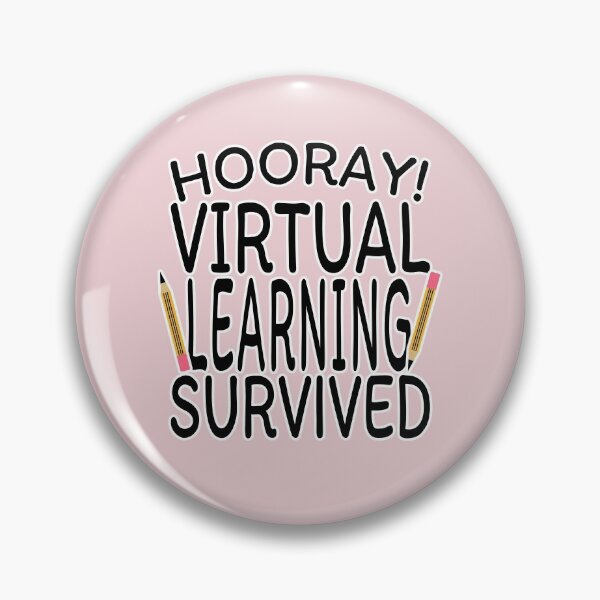 Item preview, Hooray! Virtual Learning Survived In Black Text designed and sold by eviejay.