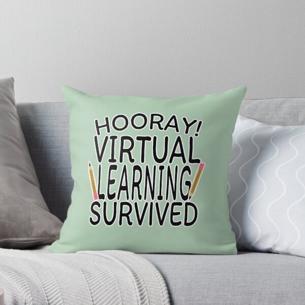 Item preview, Hooray! Virtual Learning Survived In Black Text designed and sold by eviejay.