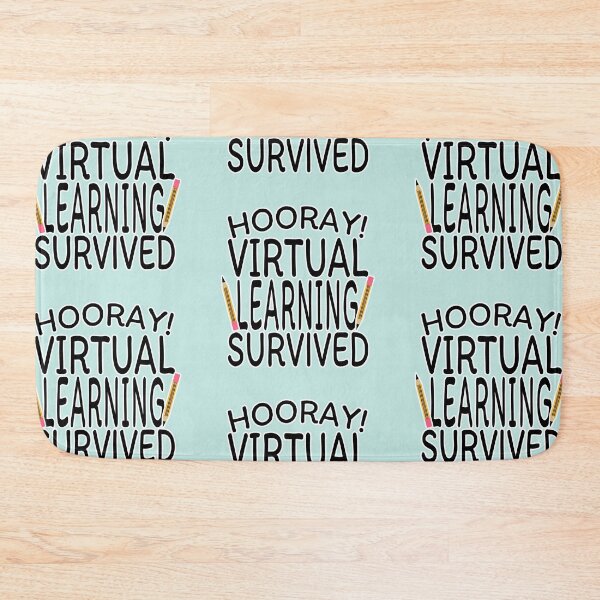 Item preview, Hooray! Virtual Learning Survived In Black Text designed and sold by eviejay.