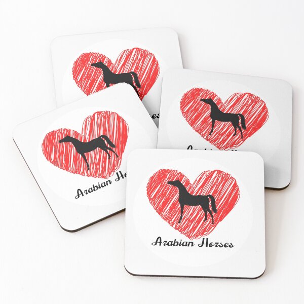 Item preview, I love Arabian horses heart with a silhouette of a beautiful horse set up at halter designed and sold by j9gothbe.