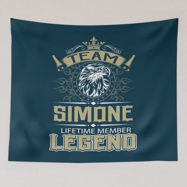 Item preview, Simone Simone Name Simone Eagle Lifetime Member Legend Name Gift Item Tee designed and sold by Blxckisgolda.