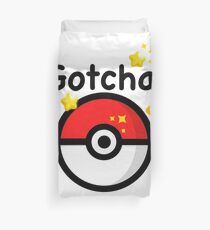 Pokemon go - Gotcha - pokeball Duvet Cover