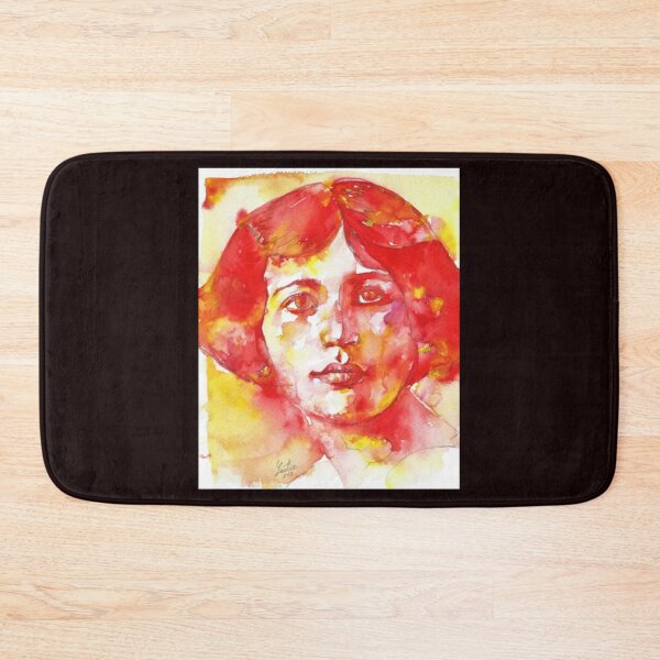 Item preview, Simone Weil SIMONE WEIL - watercolor portrait designed and sold by Blxckisgolda.