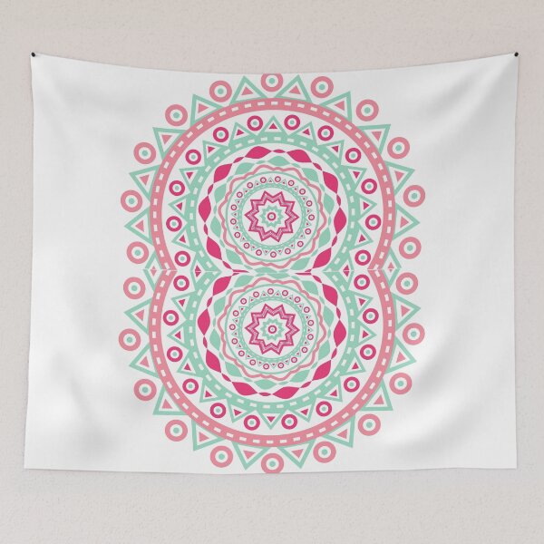 Item preview, Cute pink pastel mandala design designed and sold by Amalzaki.