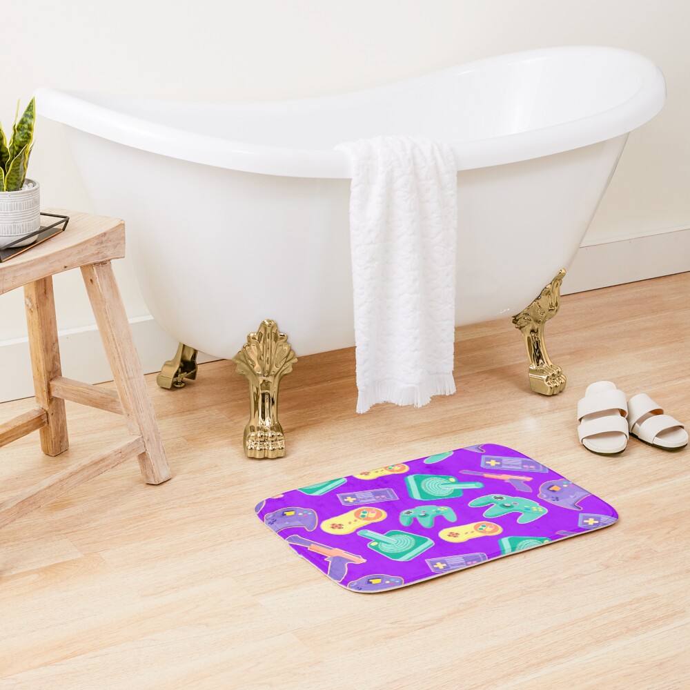 Item preview, Bath Mat designed and sold by RndmPttrns.