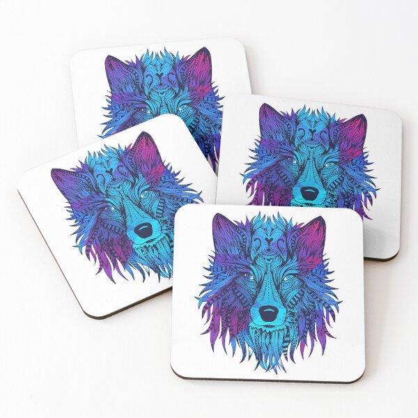 Item preview, Boho Geometric Wolf designed and sold by freeArt10.