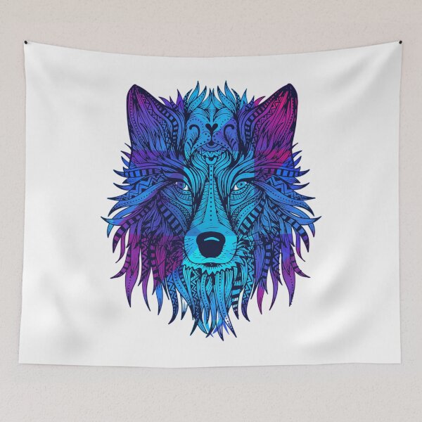 Item preview, Boho Geometric Wolf designed and sold by freeArt10.