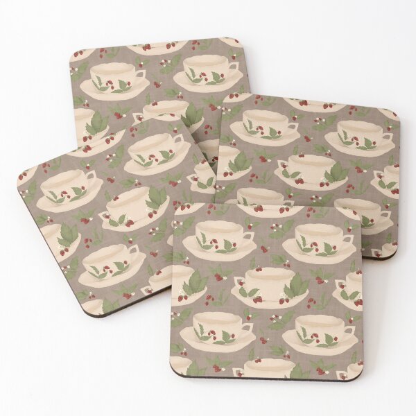 Item preview, Strawberry Teacups designed and sold by OranelloDesigns.