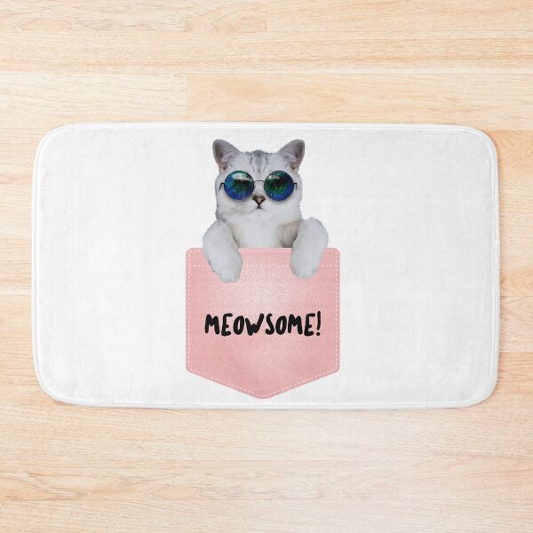 Item preview, Meowsome! A Cool Cat Peeps out of My Pocket. designed and sold by Englishmistress.