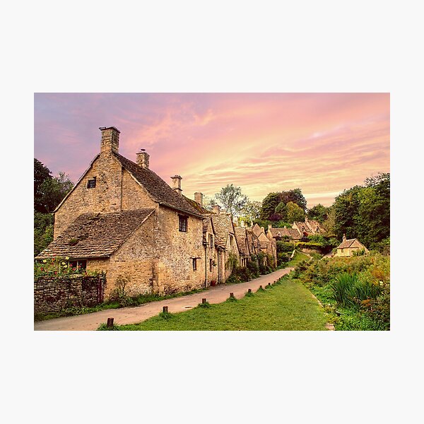 Tranquil Dawn at Arlington Row Photographic Print
