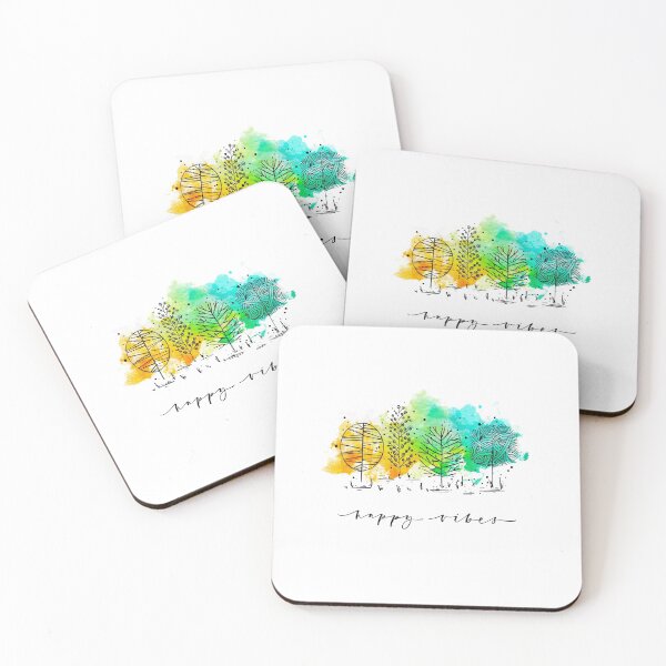 Item preview, Happy Vibes designed and sold by iPadLettering.