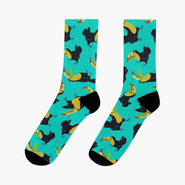 Item preview, Happy toucans - blue designed and sold by scribbli.