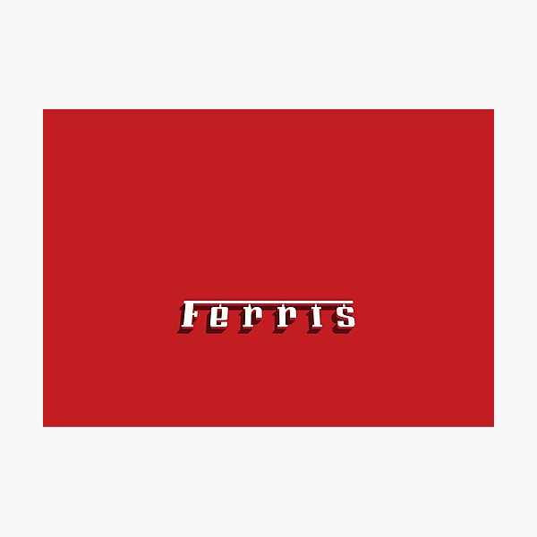 Ferris 250 GT Photographic Print