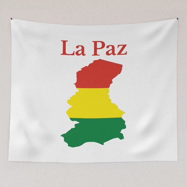 Item preview, La Paz Department Map Design, Bolivia designed and sold by marosharaf.