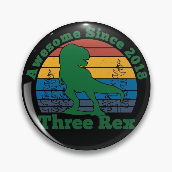 Item preview, Three Rex - Birthday Shirt designed and sold by LarrysDesigns.